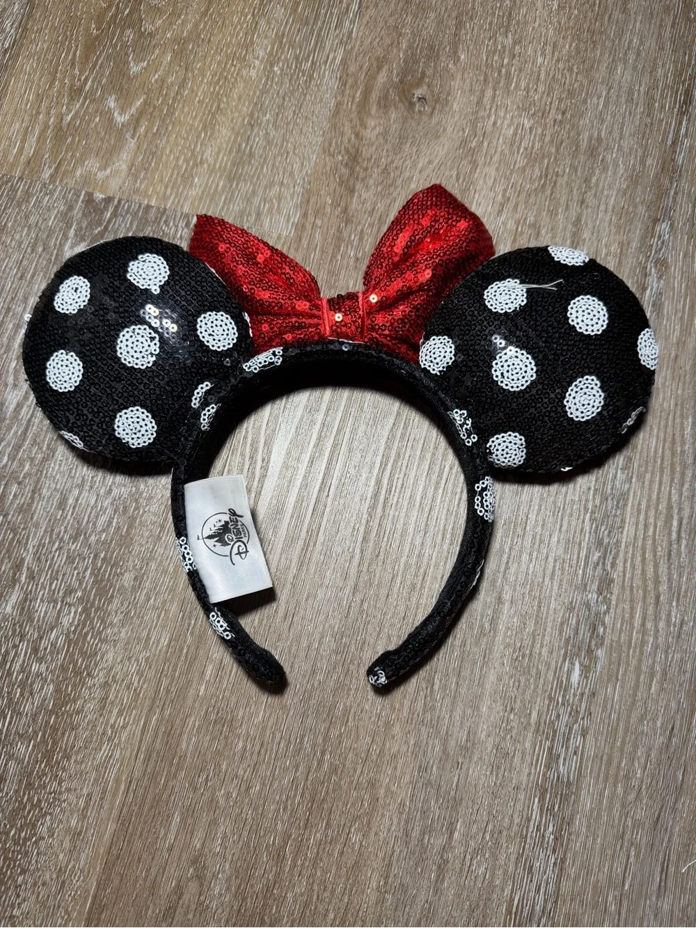 Disney Parks Sequined Polka Dots Minnie Ears
